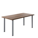 One Fraction Plus Rectangular Meeting Table - Walnut - NWOF