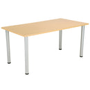 One Fraction Plus Rectangular Meeting Table - Nova Oak - NWOF