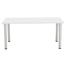 One Fraction Plus Rectangular Meeting Table - White - NWOF