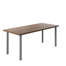 One Fraction Plus Rectangular Meeting Table - Walnut - NWOF