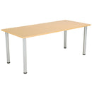 One Fraction Plus Rectangular Meeting Table - Nova Oak - NWOF