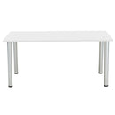 One Fraction Plus Rectangular Meeting Table - White - NWOF