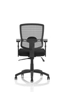 Portland II Medium Mesh Back Task Operator Office Chair With Arms