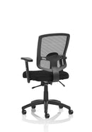 Portland II Medium Mesh Back Task Operator Office Chair With Arms