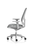 Tutti Mesh Medium Back Task Operator Office Chair With Arms - Grey - NWOF
