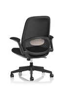 Dynamic Crew 2 Task Operator mesh back chair with adjustable armrests and ergonomic design, suitable for office use.