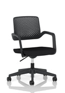 Dynamic Cosmo Task Operator Chair with adjustable height and ergonomic design, featuring a black mesh back and cushioned seat.