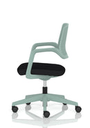 Dynamic Cosmo Task Operator Chair with adjustable armrests and ergonomic design, shown in a modern office setting.