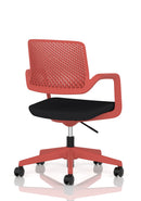 Dynamic Cosmo Task Operator Chair with adjustable height and ergonomic design, featuring black fabric upholstery and five-star base.