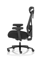 Dynamic Conrow heavy-duty task operator chair with adjustable headrest and ergonomic design for comfortable industrial use.