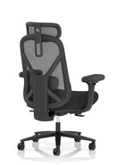 Dynamic Conrow Heavy Duty Task Operator Chair with adjustable headrest, featuring ergonomic design and sturdy construction.