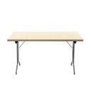 One Union Rectangular Folding Table - Maple - NWOF