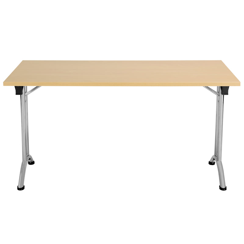 One Union Rectangular Folding Table - Nova Oak - NWOF