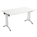 One Union Rectangular Folding Table - White - NWOF