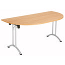 One Union D-End Folding Table - Beech - NWOF