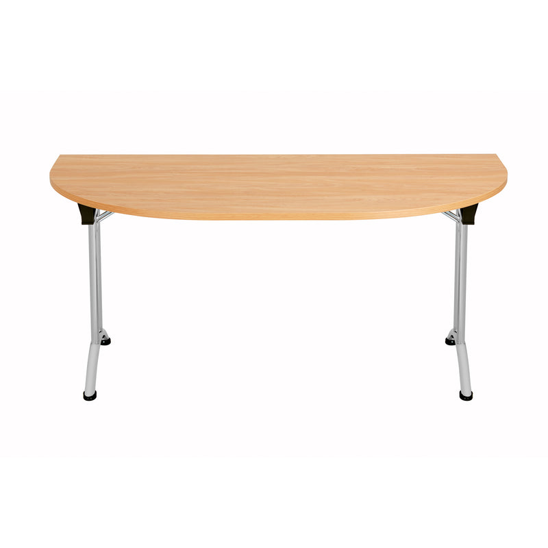 One Union D-End Folding Table - Beech - NWOF