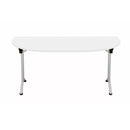 One Union D-End Folding Table - White - NWOF