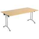 One Union Rectangular Folding Table - Nova Oak - NWOF
