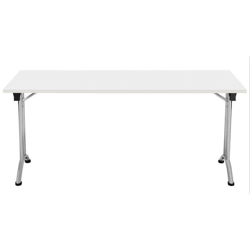 One Union Rectangular Folding Table - White - NWOF