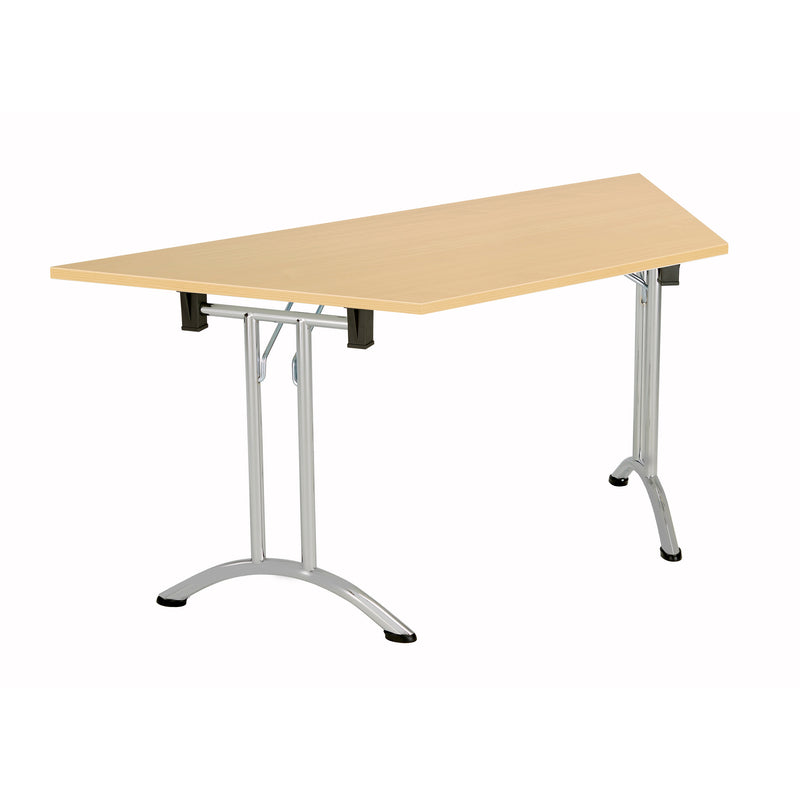 One Union Trapezoidal Folding Table - Nova Oak - NWOF