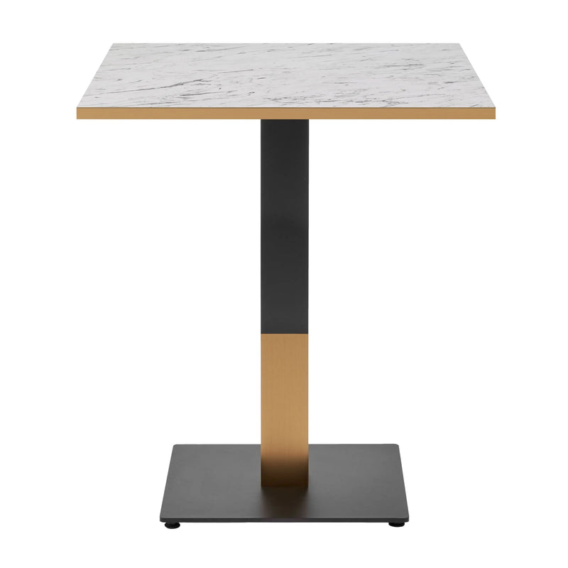 Omega Complete Dining Table - White Carrara Marble With Boston Sleek ...