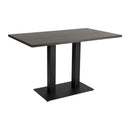Omega Complete Dining Table - Wenge With Boston Sleek Base