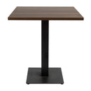 Omega Complete Dining Table - Walnut With Boston Sleek Base