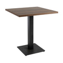 Omega Complete Dining Table - Walnut With Boston Sleek Base