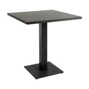 Omega Complete Dining Table - Wenge With Boston Sleek Base