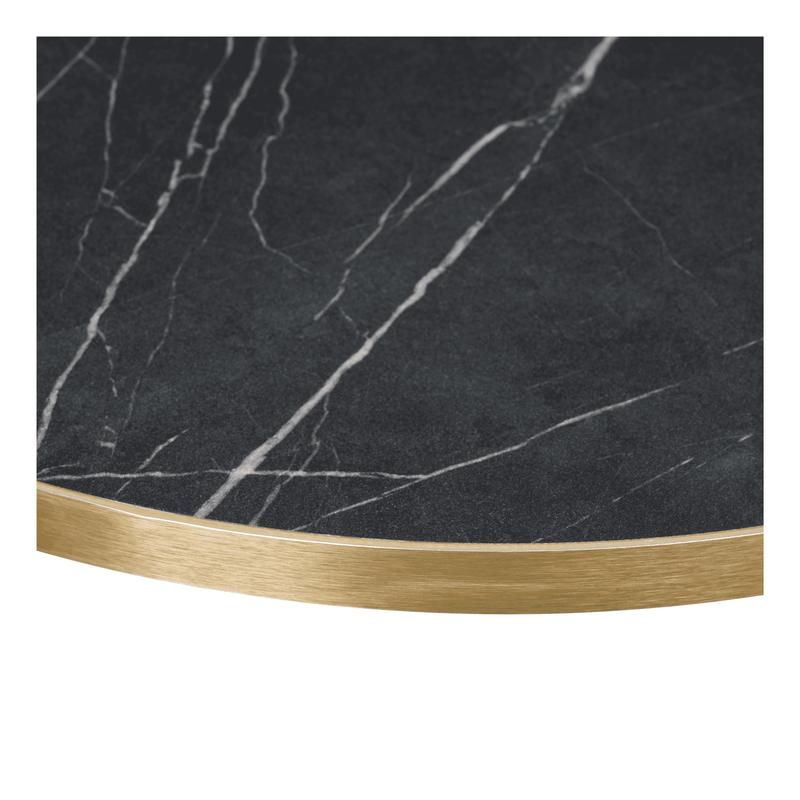 Omega Laminate Table Top - Black Marble