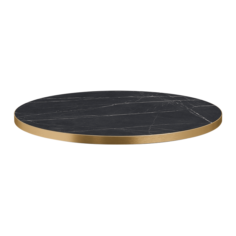 Omega Laminate Table Top - Black Marble