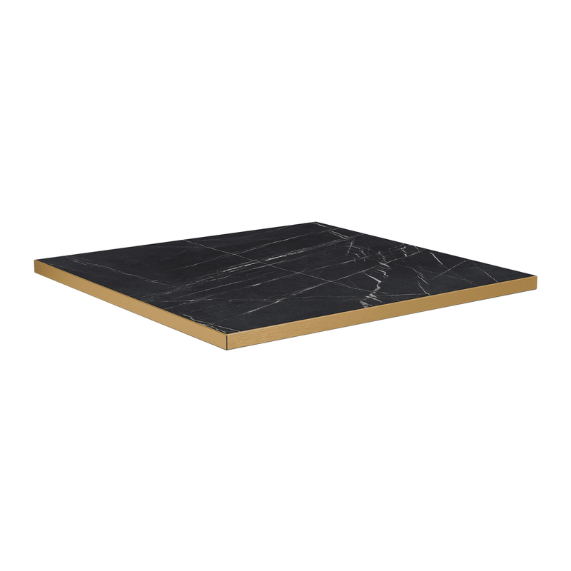 Omega Laminate Table Top - Black Marble