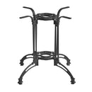 Orleans 4 Leg Large Dining Table Base - Black Aluminium - NWOF