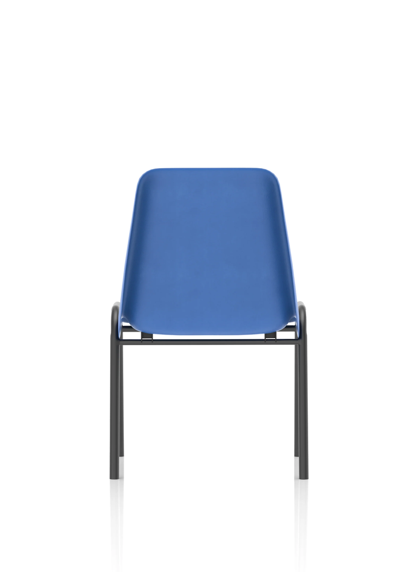 Polly Stacking Visitor Chair Blue Polypropylene