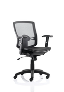 Palma Medium Mesh Back Task Operator Office Chair With Arms - NWOF