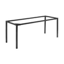 Paris 4 Leg 6 Seater Rectangular Dining Table Base - Black - NWOF