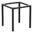 Paris 4 Leg 4 Seater Dining Table Base - Black - NWOF