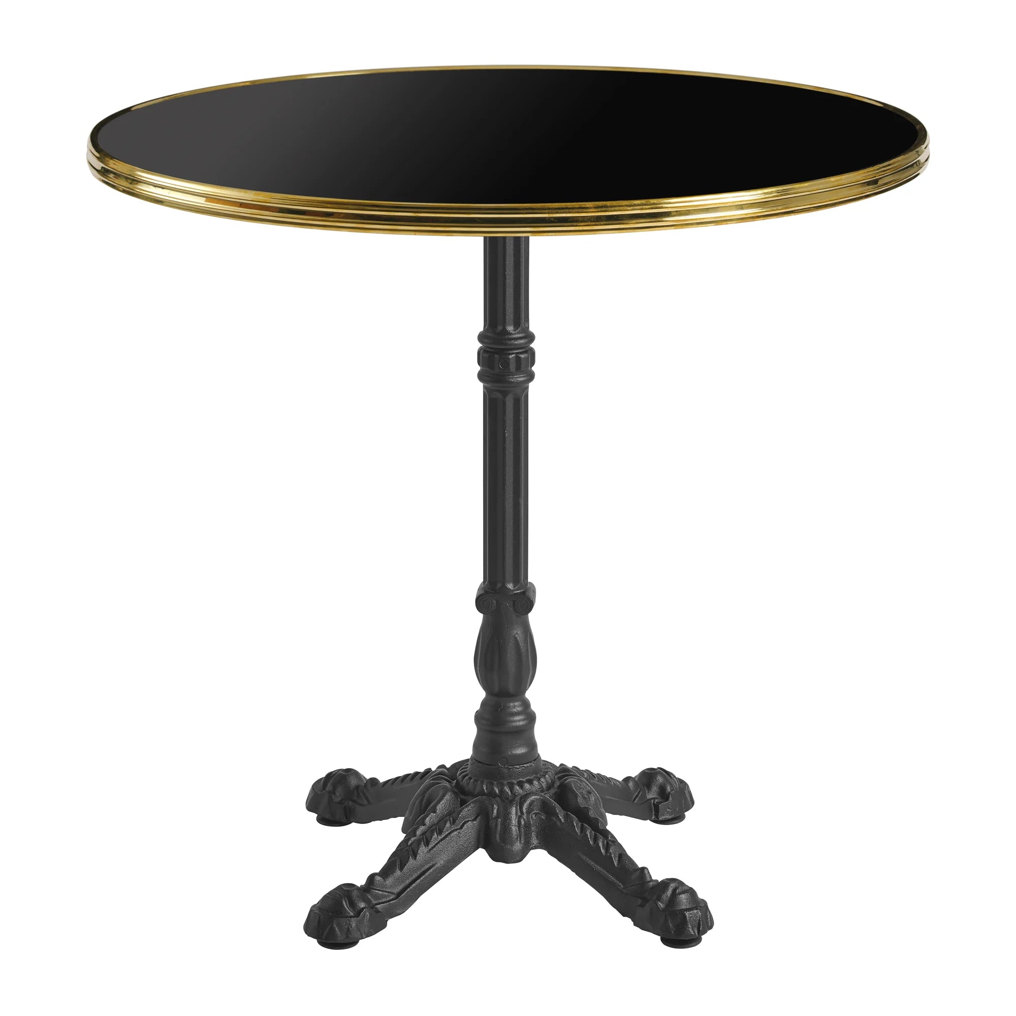 Parisian Complete Dining Table With Nevada Black Base - Black– NWOF