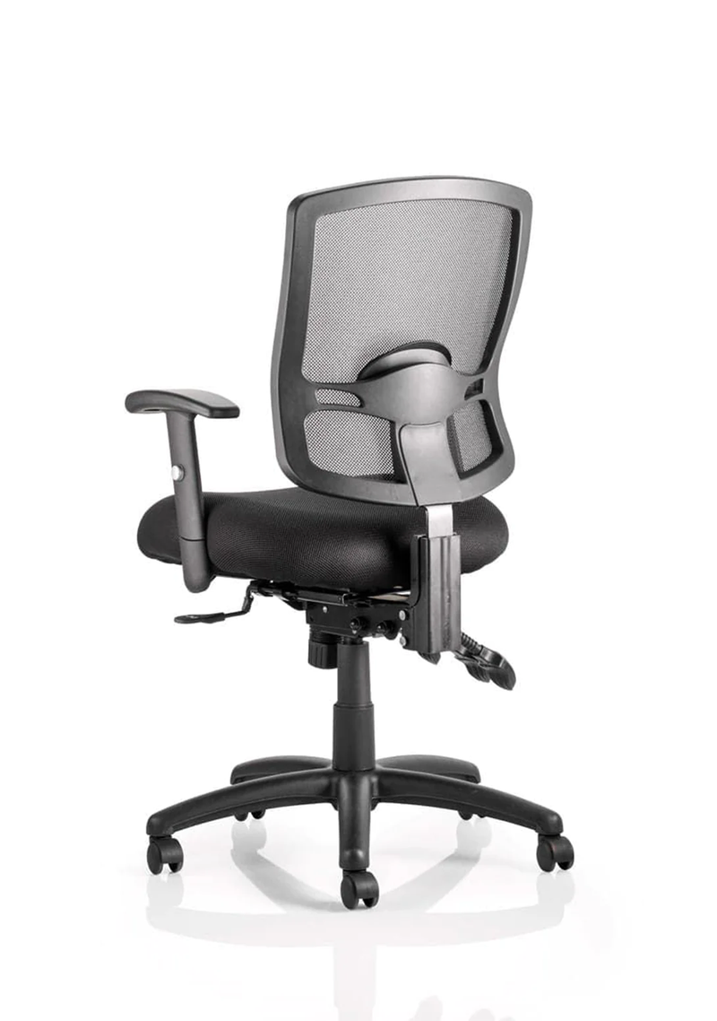 Portland III High Mesh Back Task Operator Office Chair With Arms - NWOF