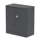 QUBE 2 Door Stationery Cupboard - Graphite Grey - NWOF