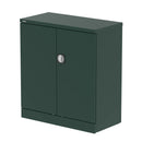 QUBE 2 Door Stationery Cupboard - British Racing Green - NWOF