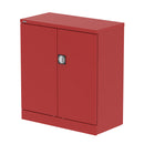 QUBE 2 Door Stationery Cupboard - Red - NWOF
