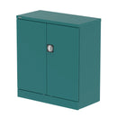 QUBE 2 Door Stationery Cupboard - Verdigris - NWOF