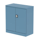 QUBE 2 Door Stationery Cupboard - Pastel Blue - NWOF