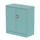 QUBE 2 Door Stationery Cupboard - Pastel Turquoise - NWOF