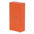 QUBE 2 Door Stationery Cupboard - Sienna Orange - NWOF