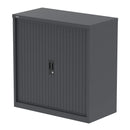 QUBE Tambour Cupboard - Graphite Grey - NWOF