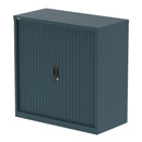 QUBE Tambour Cupboard - Ocean Cobalt - NWOF
