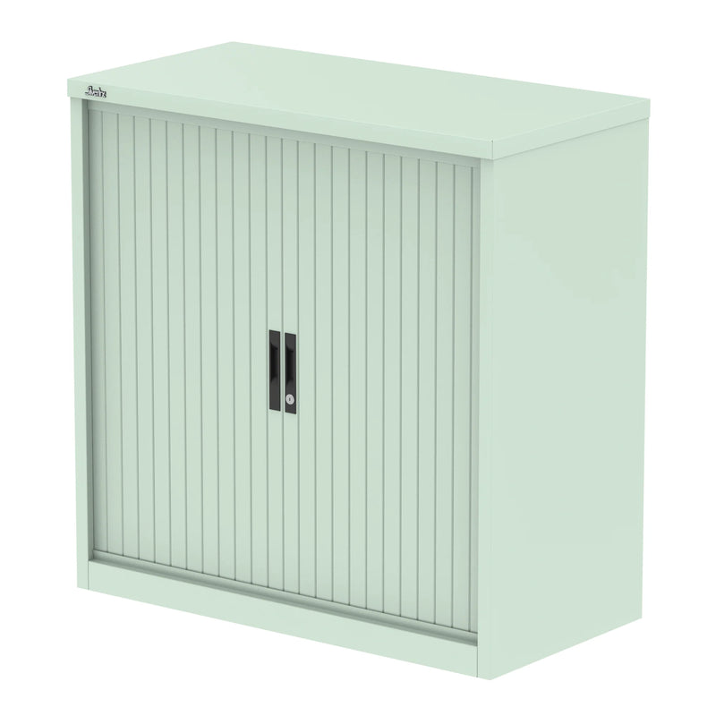 QUBE Tambour Cupboard - Peppermint Green - NWOF