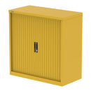 QUBE Tambour Cupboard - Lemon Yellow - NWOF